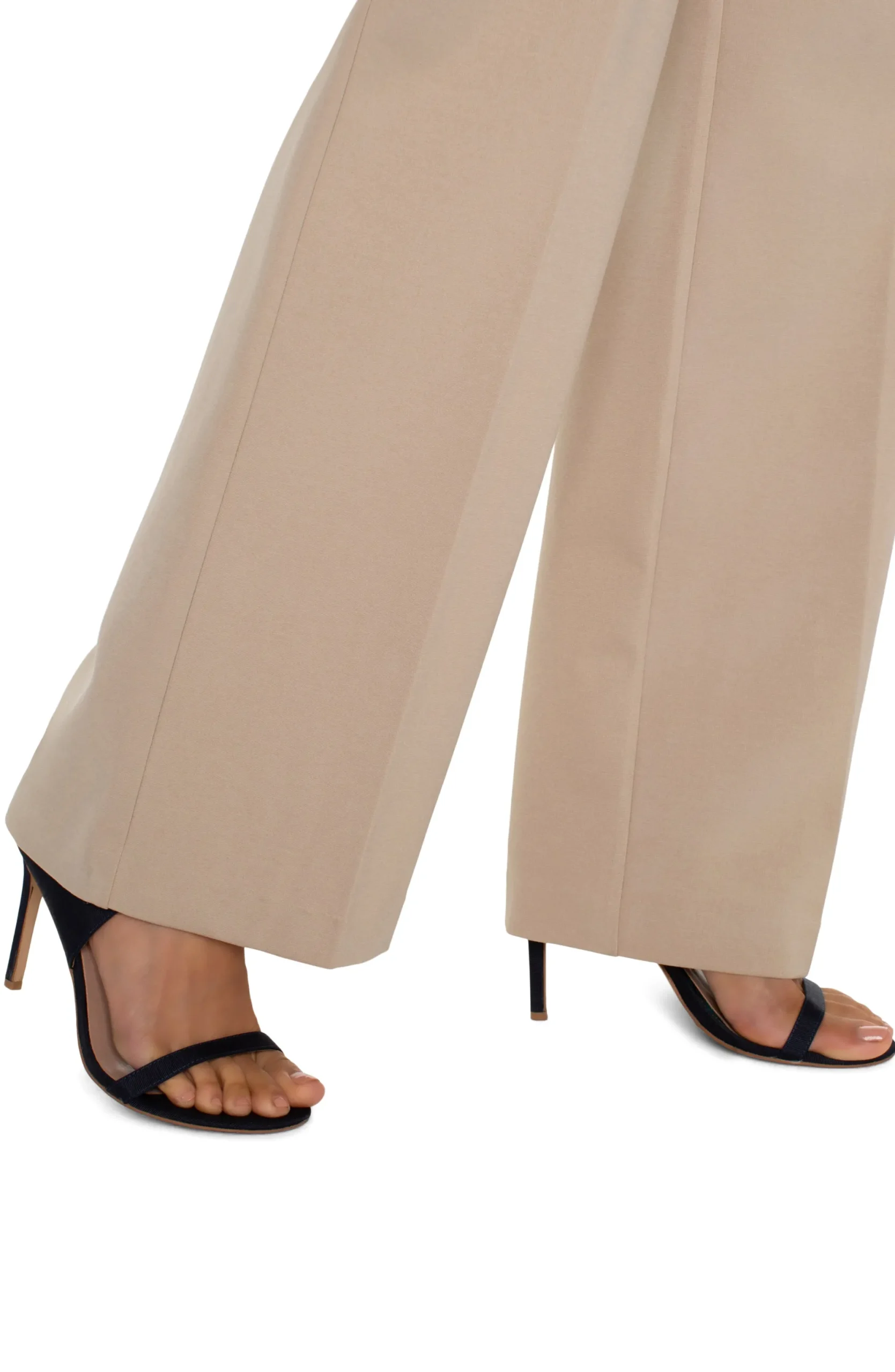 Trousers|Wide-Leg-Liverpool Los Angeles KELSEY WIDE LEG TROUSER Biscuittan