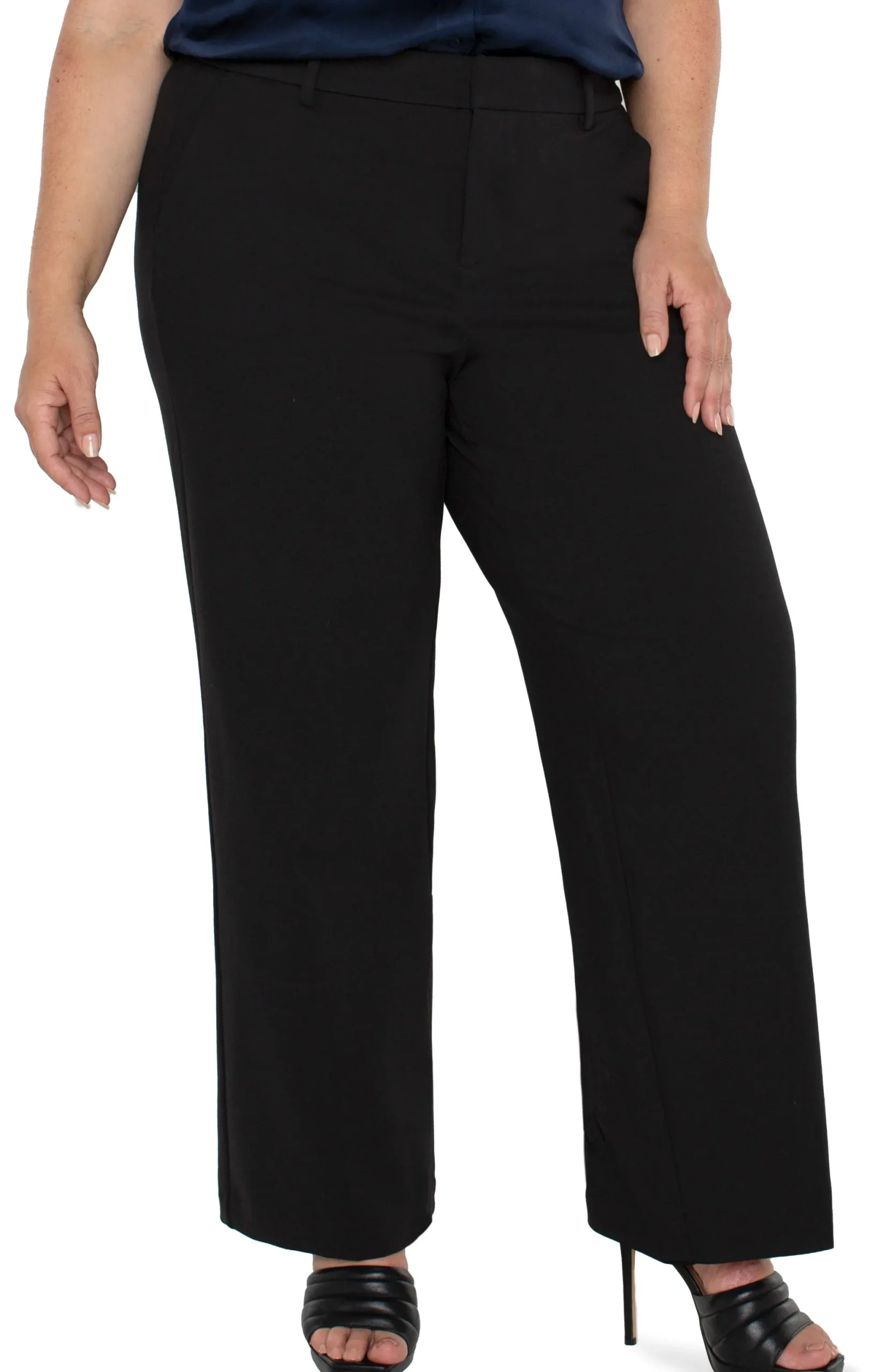 Pants|Pants-Liverpool Los Angeles KELSEY WIDE LEG TROUSER Black