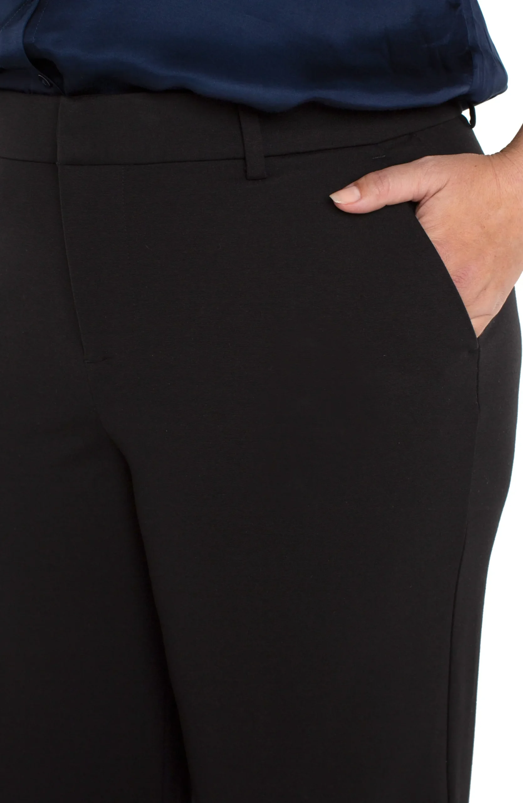 Pants|Pants-Liverpool Los Angeles KELSEY WIDE LEG TROUSER Black