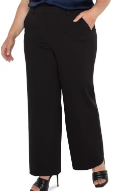 Pants|Pants-Liverpool Los Angeles KELSEY WIDE LEG TROUSER Black