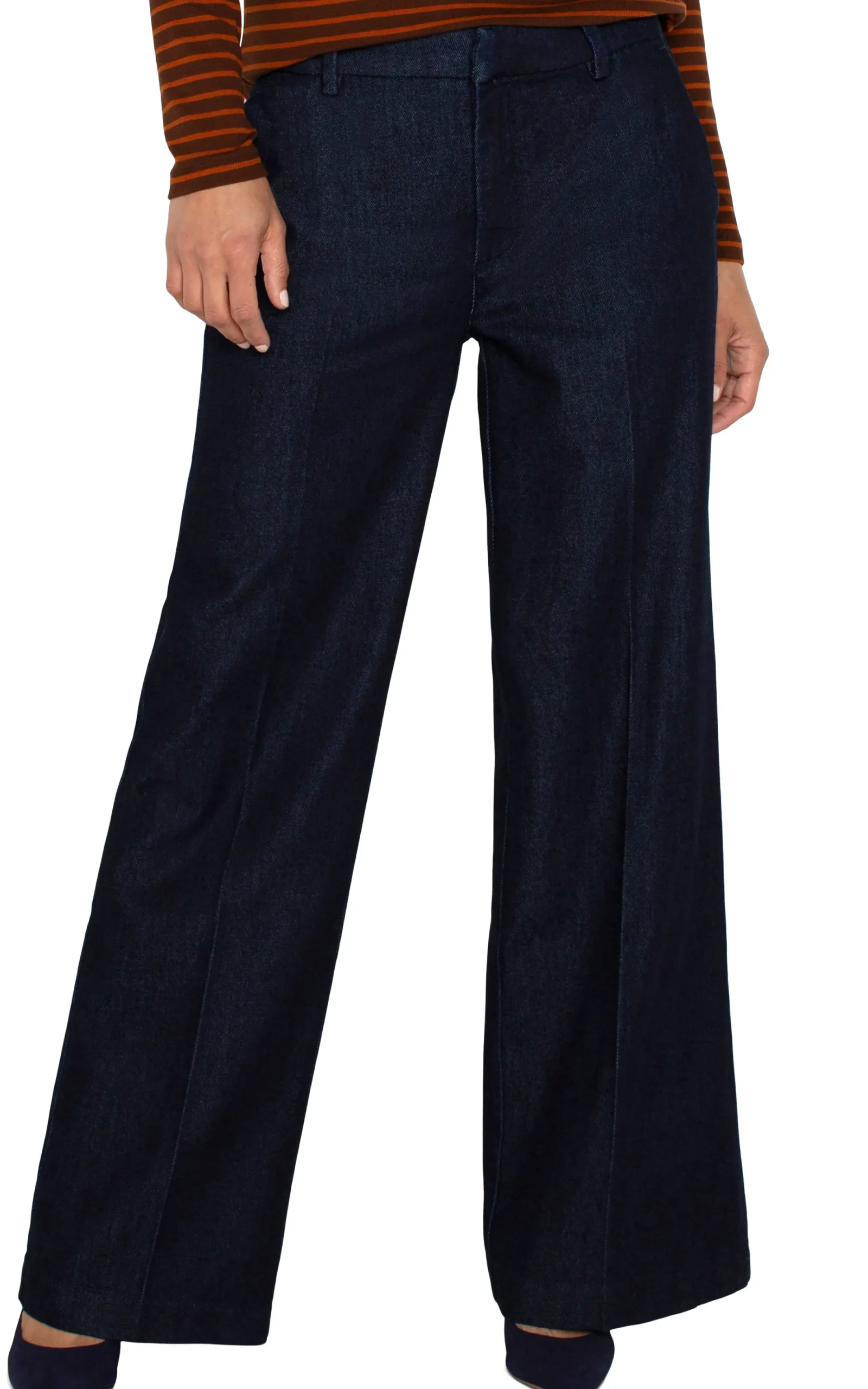Pants|Wide-Leg-Liverpool Los Angeles KELSEY WIDE LEG TROUSER Indigorinse