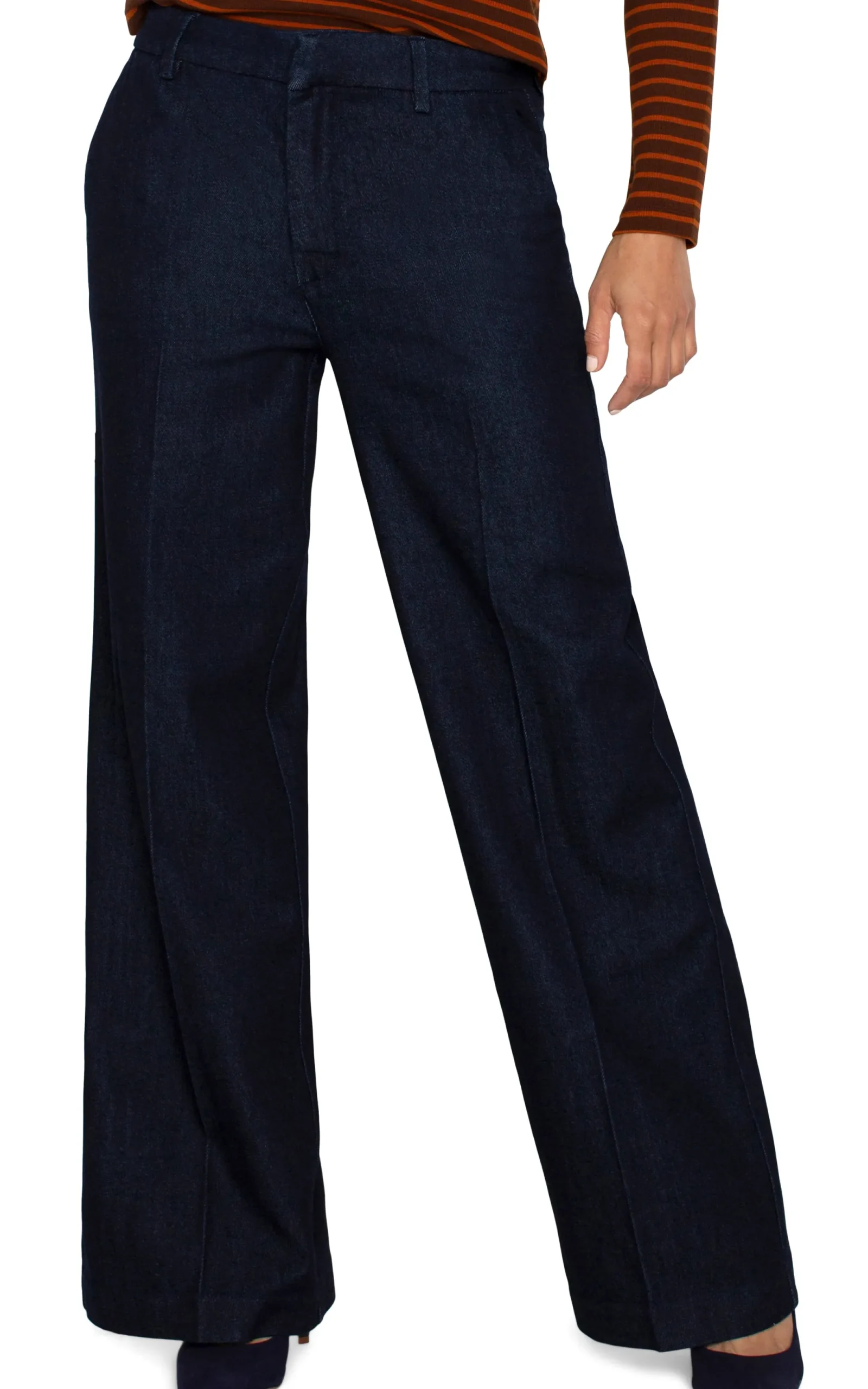 Pants|Wide-Leg-Liverpool Los Angeles KELSEY WIDE LEG TROUSER Indigorinse