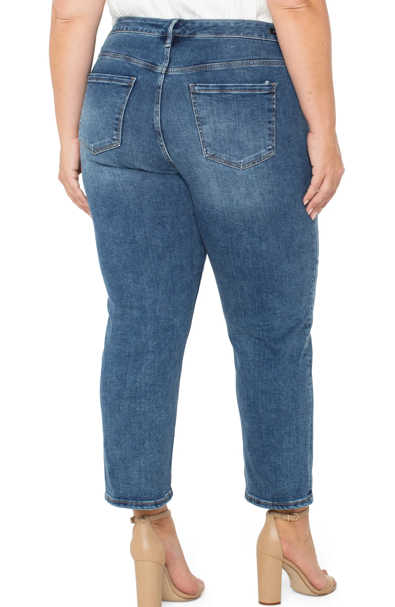 Jeans-Liverpool Los Angeles KENNEDY CROP STRAIGHT Mcallaster
