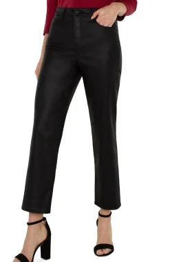Jeans|Straight-Liverpool Los Angeles KENNEDY HI-RISE CROP STRAIGHT ECO Coatedblack