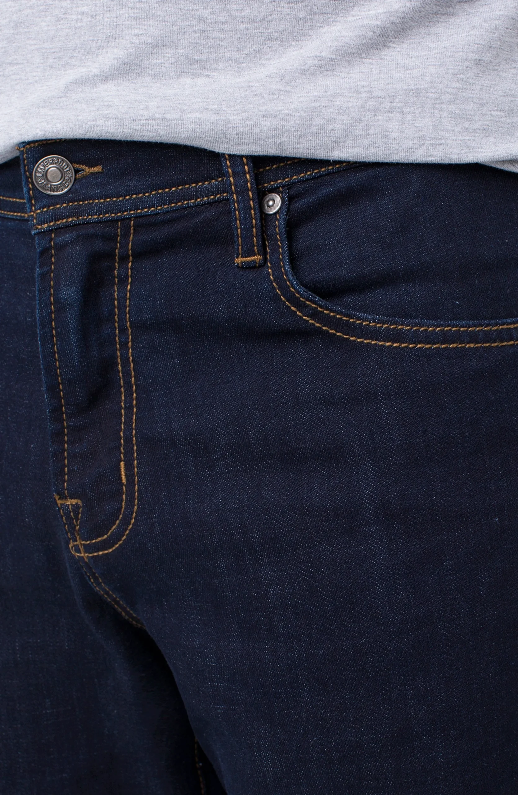 Modern Straight|Jeans-Liverpool Los Angeles KINGSTON MODERN STRAIGHT CROSSHATCH COOLMAX - ECO Modernrinse