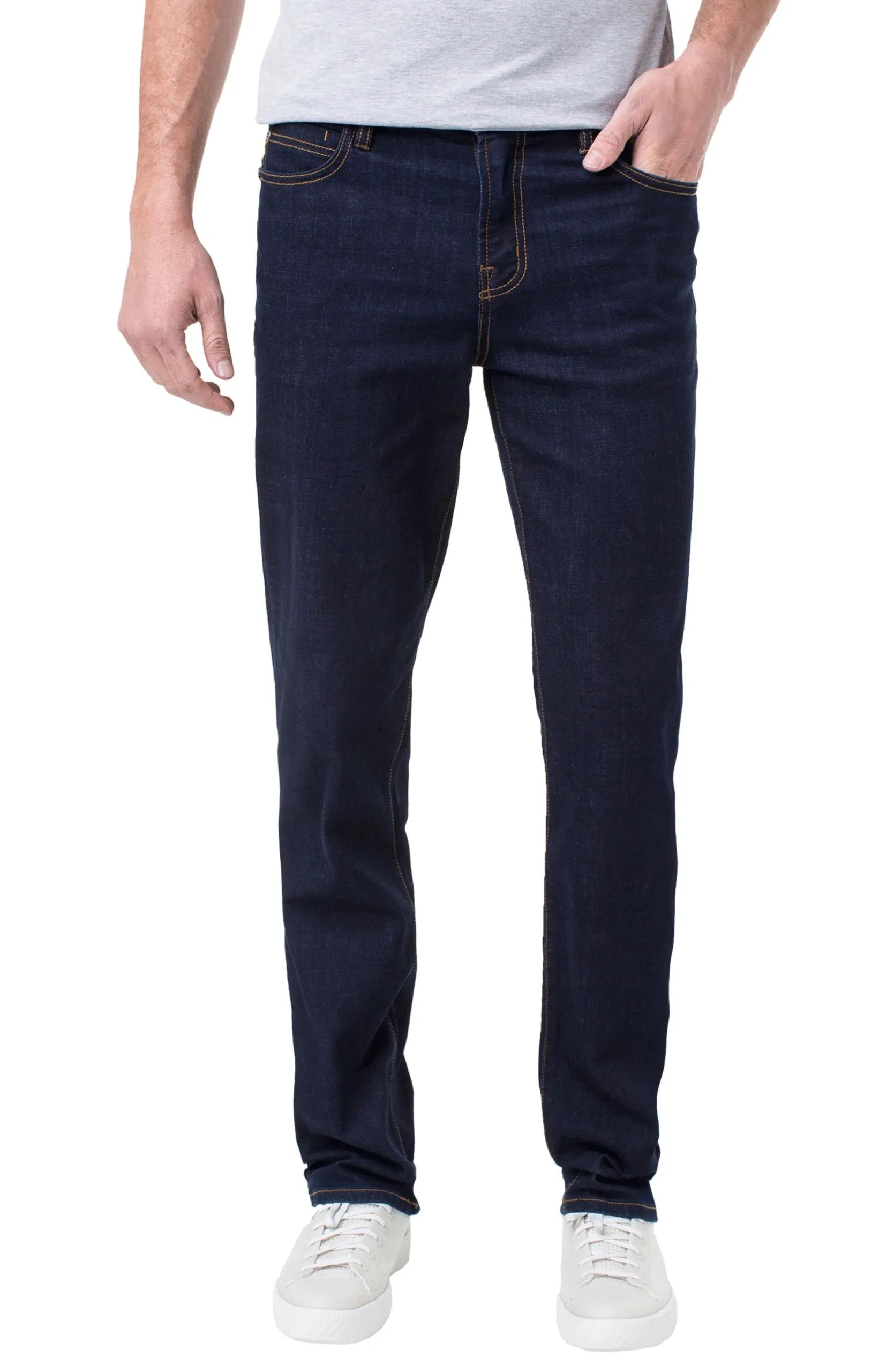 Modern Straight|Jeans-Liverpool Los Angeles KINGSTON MODERN STRAIGHT CROSSHATCH COOLMAX - ECO Modernrinse