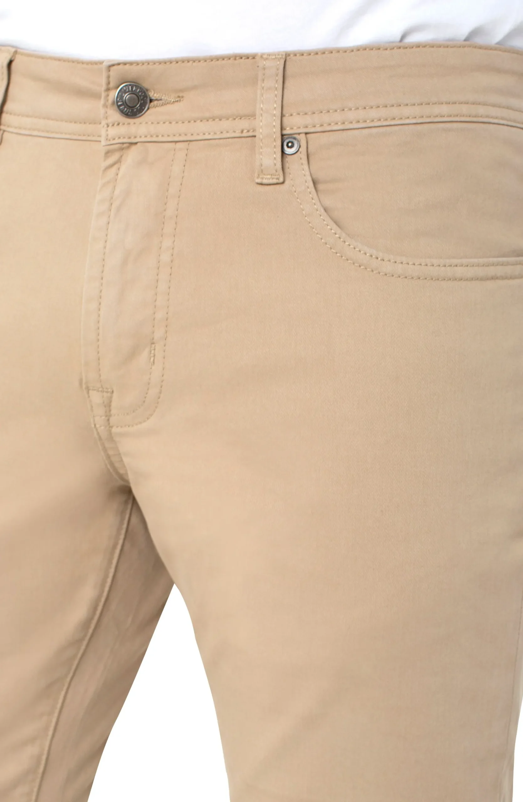 Colored Twills|Color Denim-Liverpool Los Angeles KINGSTON MODERN STRAIGHT PEACHED COLORED TWILL Khaki