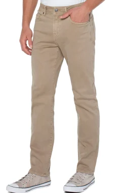 Color Denim|Modern Straight-Liverpool Los Angeles KINGSTON MODERN STRAIGHT COLORED DENIM Wheat