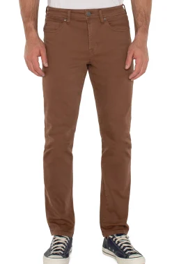 Color Denim|Modern Straight-Liverpool Los Angeles KINGSTON MODERN STRAIGHT COLORED DENIM Nutmeg