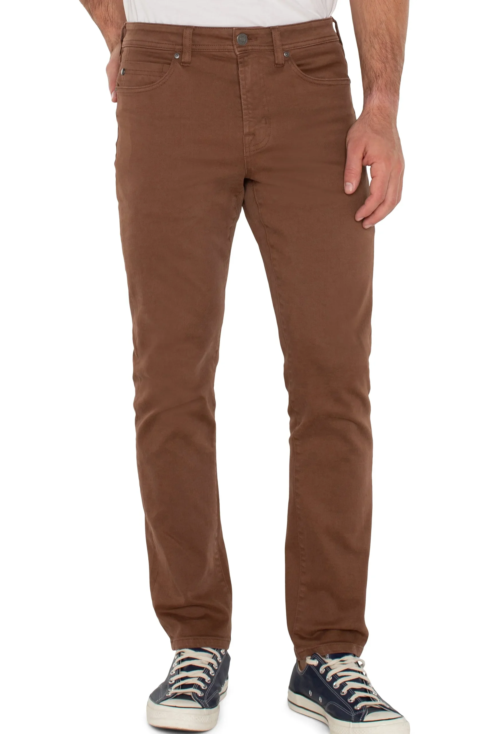 Color Denim|Modern Straight-Liverpool Los Angeles KINGSTON MODERN STRAIGHT COLORED DENIM Nutmeg