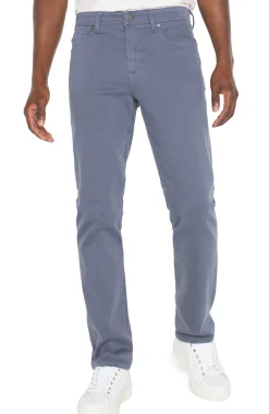 Color Denim|Modern Straight-Liverpool Los Angeles KINGSTON MODERN STRAIGHT COLORED DENIM Slateblue