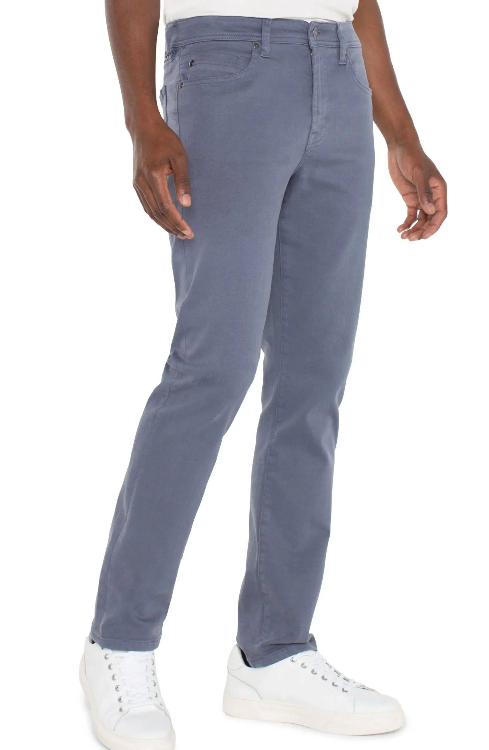 Color Denim|Modern Straight-Liverpool Los Angeles KINGSTON MODERN STRAIGHT COLORED DENIM Slateblue