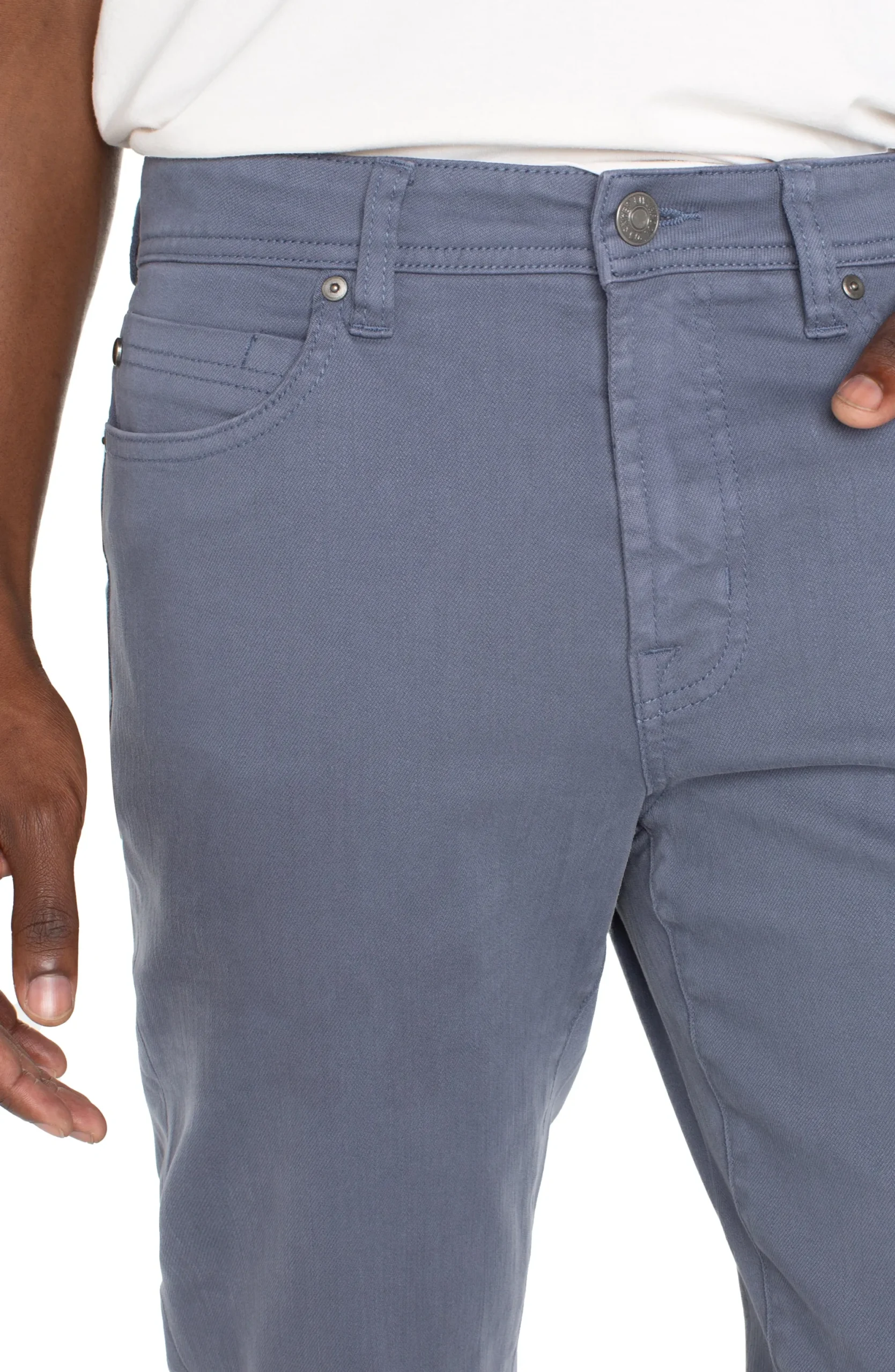 Color Denim|Modern Straight-Liverpool Los Angeles KINGSTON MODERN STRAIGHT COLORED DENIM Slateblue