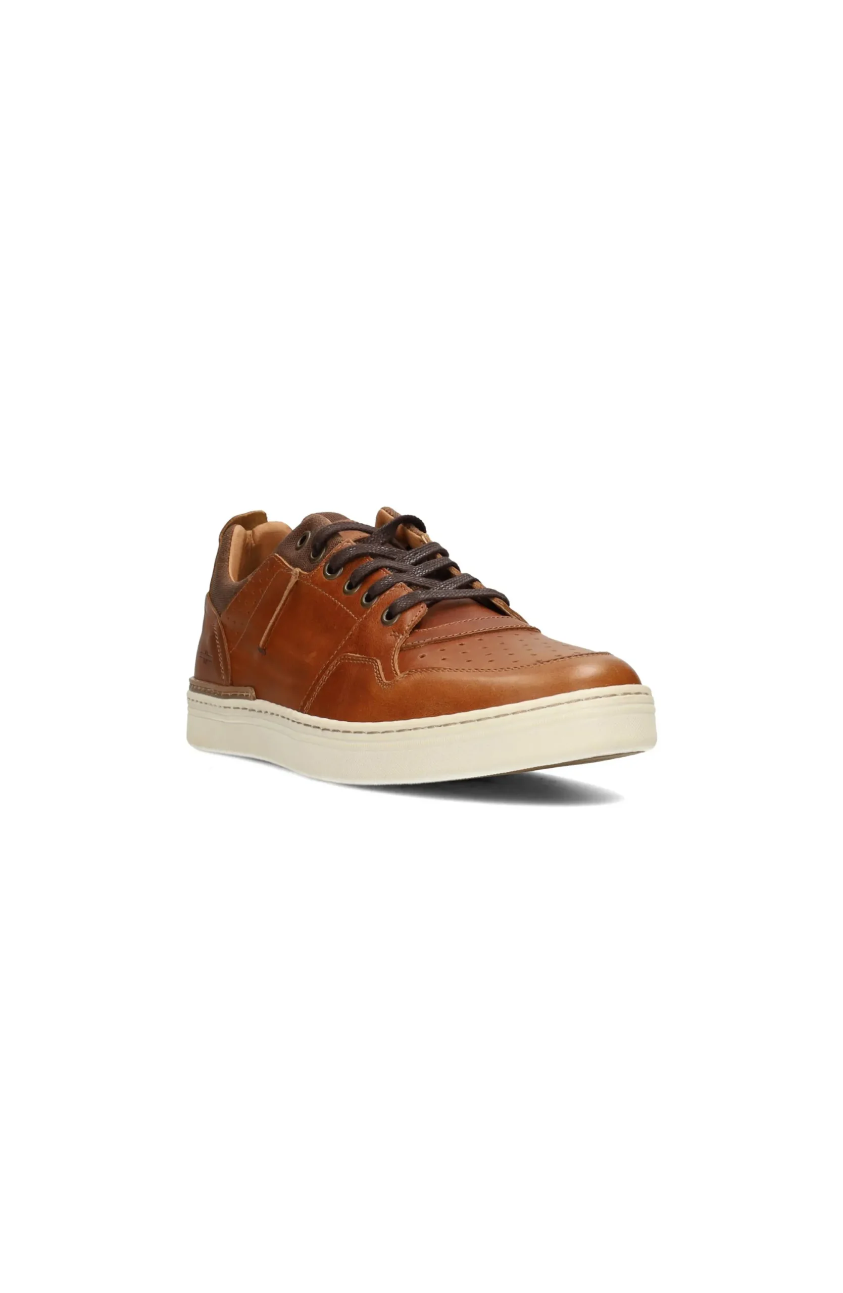 Sneakers-Liverpool Los Angeles LAUNCH TEXTURED LEATHER SNEAKER Cognac