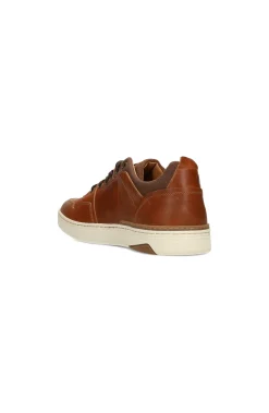 Sneakers-Liverpool Los Angeles LAUNCH TEXTURED LEATHER SNEAKER Cognac