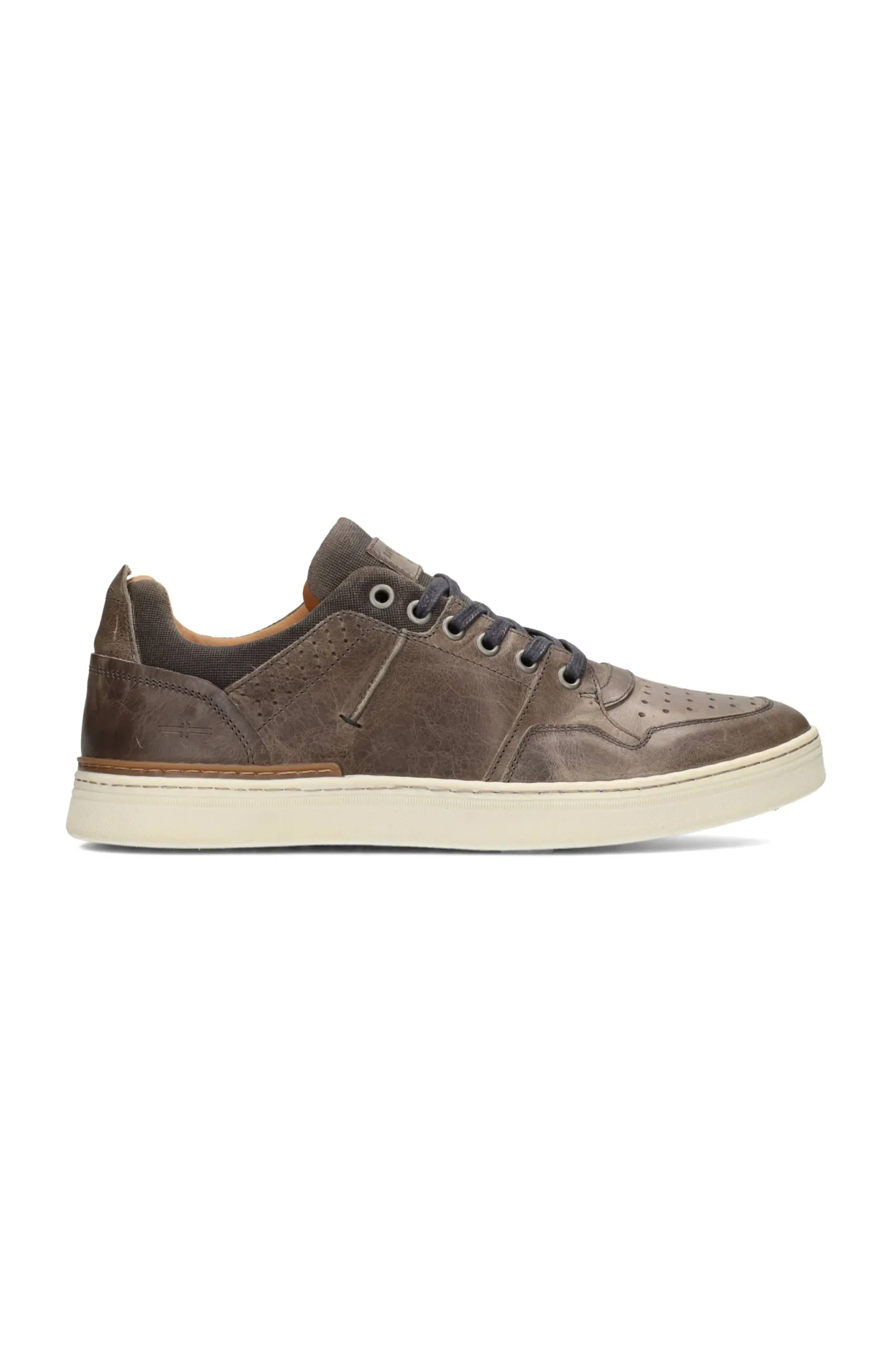 Sneakers-Liverpool Los Angeles LAUNCH TEXTURED LEATHER SNEAKER Grey