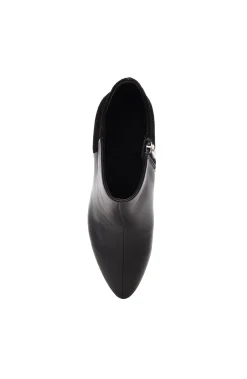 Boots|Wedges & Espadrilles-Liverpool Los Angeles LAX BOOTIE WITH CHOP OUT WEDGE Black