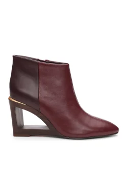 Boots|Wedges & Espadrilles-Liverpool Los Angeles LAX BOOTIE WITH CHOP OUT WEDGE Bordeaux
