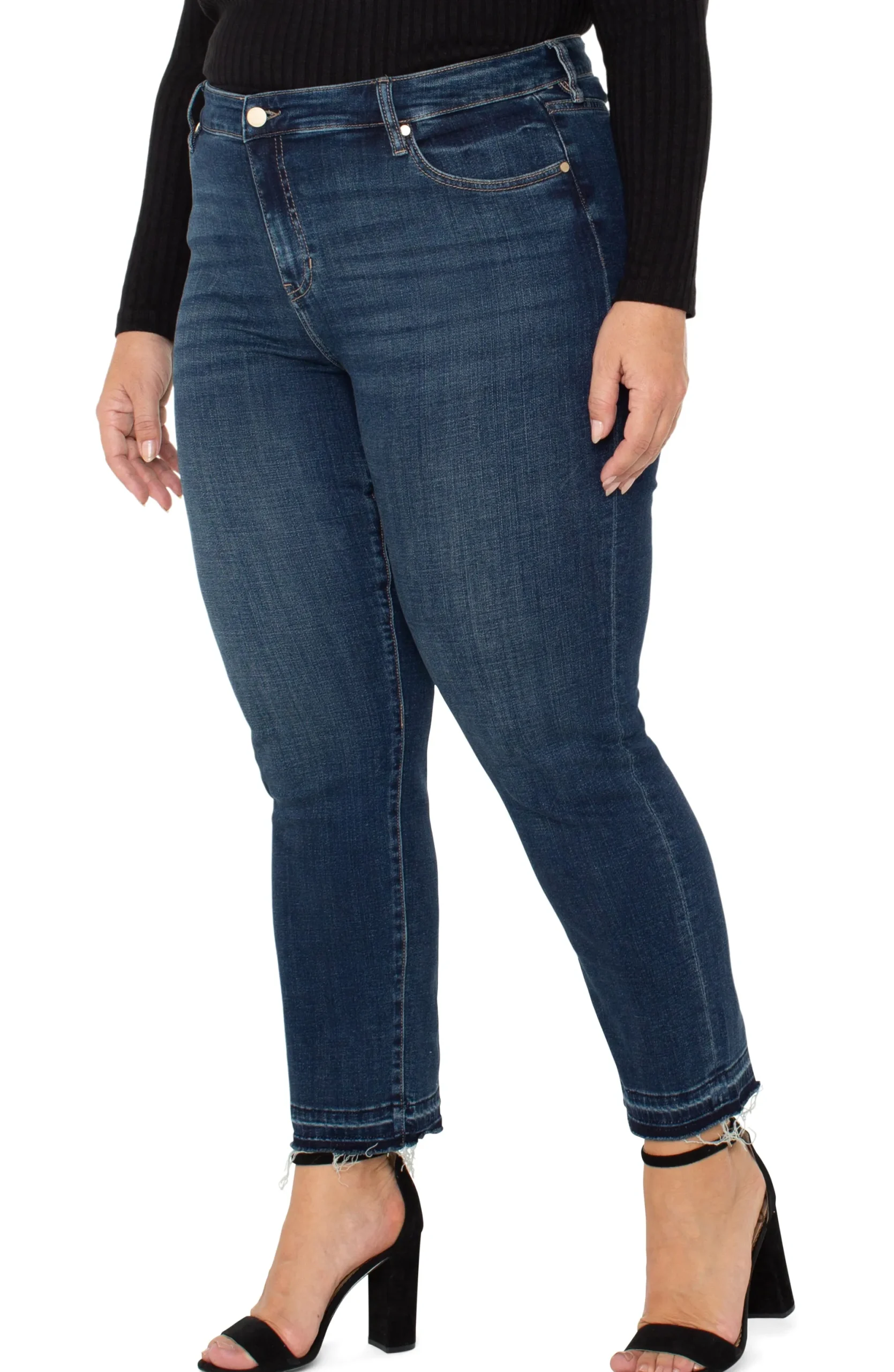 Jeans-Liverpool Los Angeles LIV NON-SKINNY SKINNY WITH LET DOWN HEM Albany