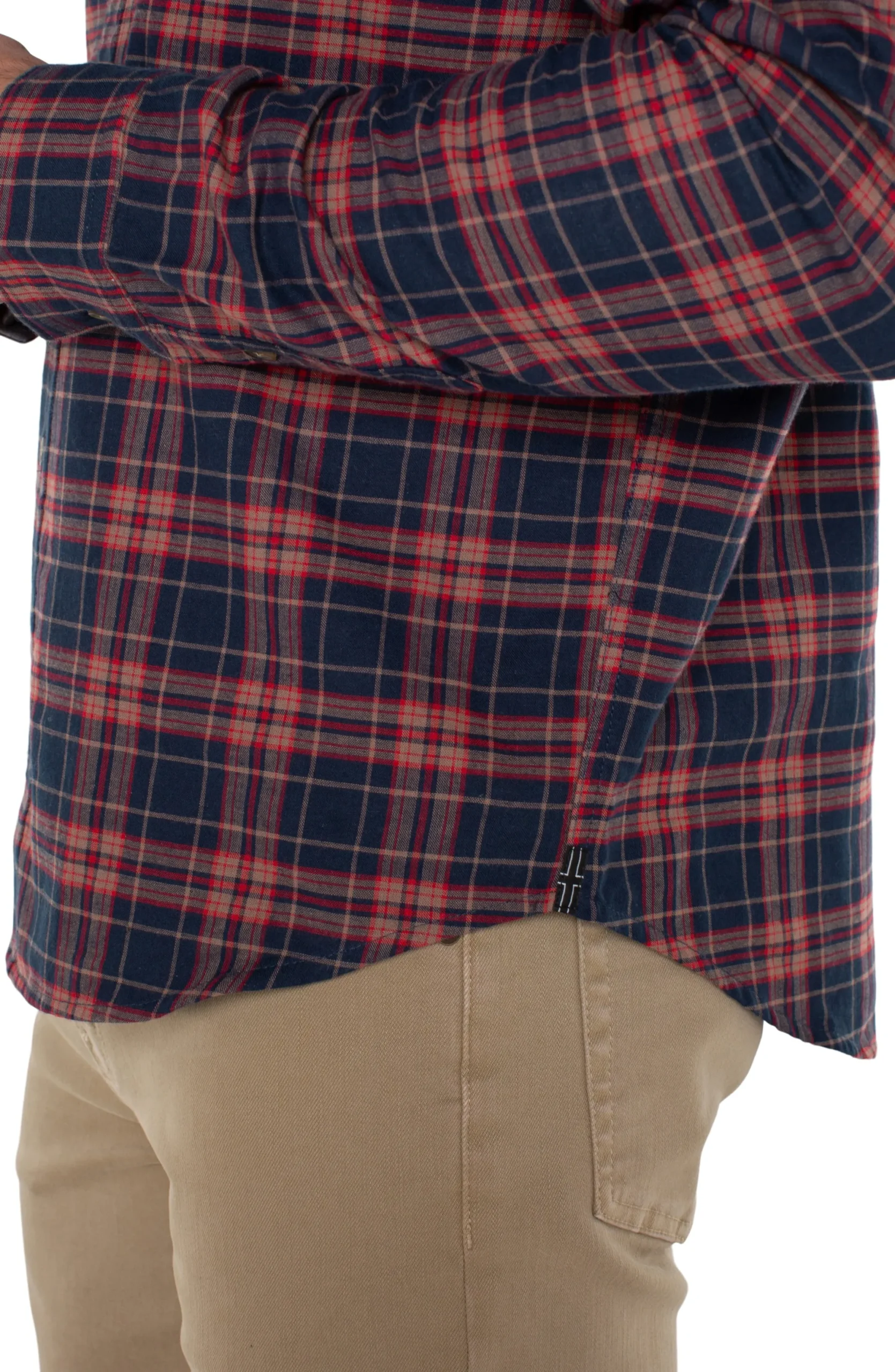 Shirts-Liverpool Los Angeles LONG SLEEVE BUTTON UP SHIRT Navyredmulti