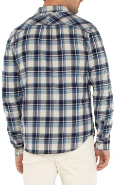 Shirts-Liverpool Los Angeles LONG SLEEVE BUTTON UP SHIRT Lighttanbluemulti