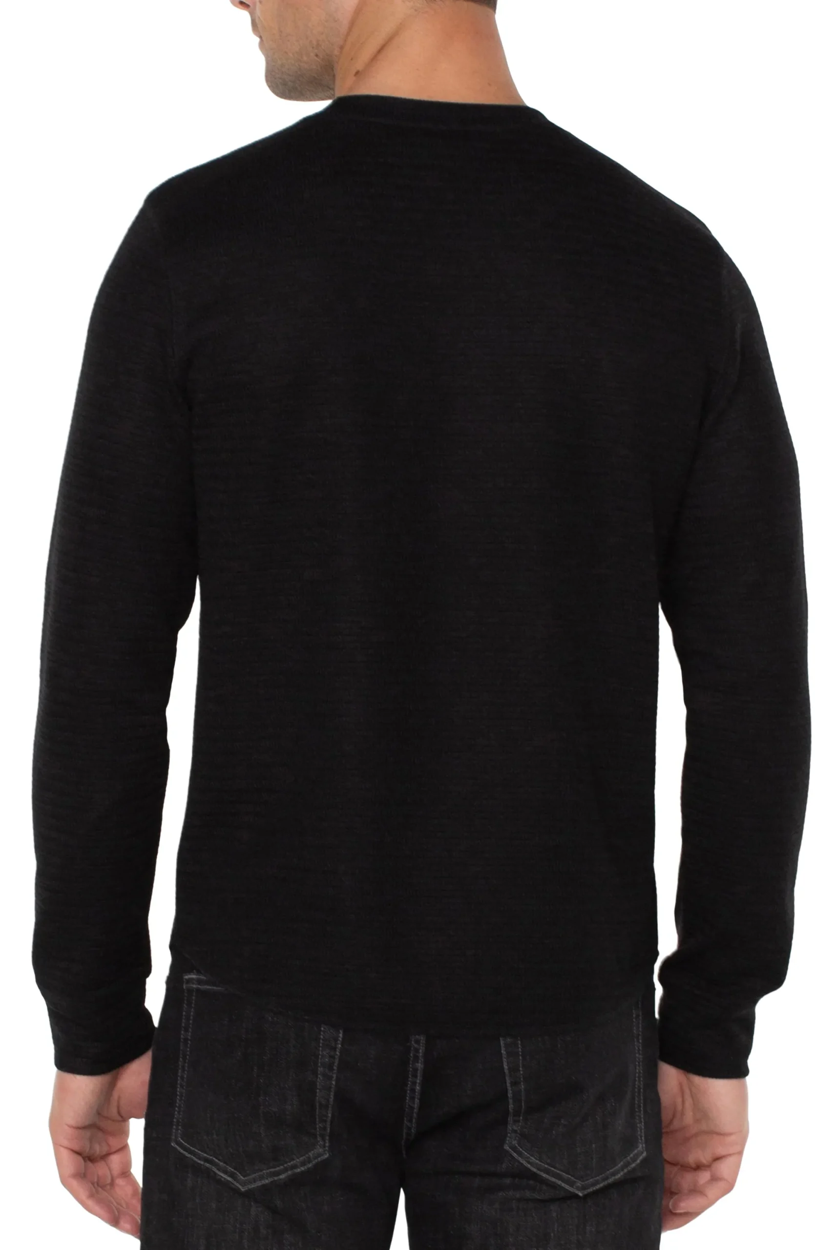 Shirts-Liverpool Los Angeles LONG SLEEVE CREW NECK Black