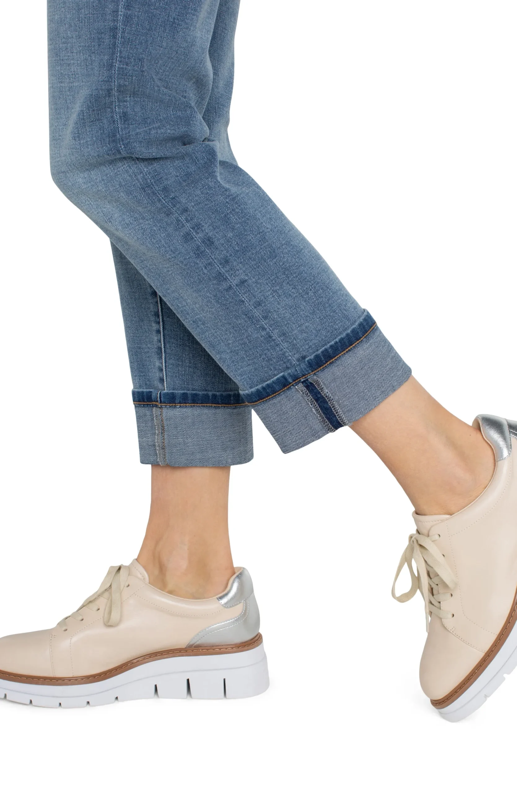 Jeans|Boyfriend & Girlfriend-Liverpool Los Angeles MARLEY GIRLFRIEND CUFFED Vineland