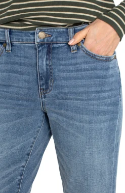 Jeans|Boyfriend & Girlfriend-Liverpool Los Angeles MARLEY GIRLFRIEND CUFFED Vineland