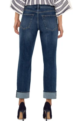 Jeans|Boyfriend & Girlfriend-Liverpool Los Angeles MARLEY GIRLFRIEND CUFFED ECO Rushland