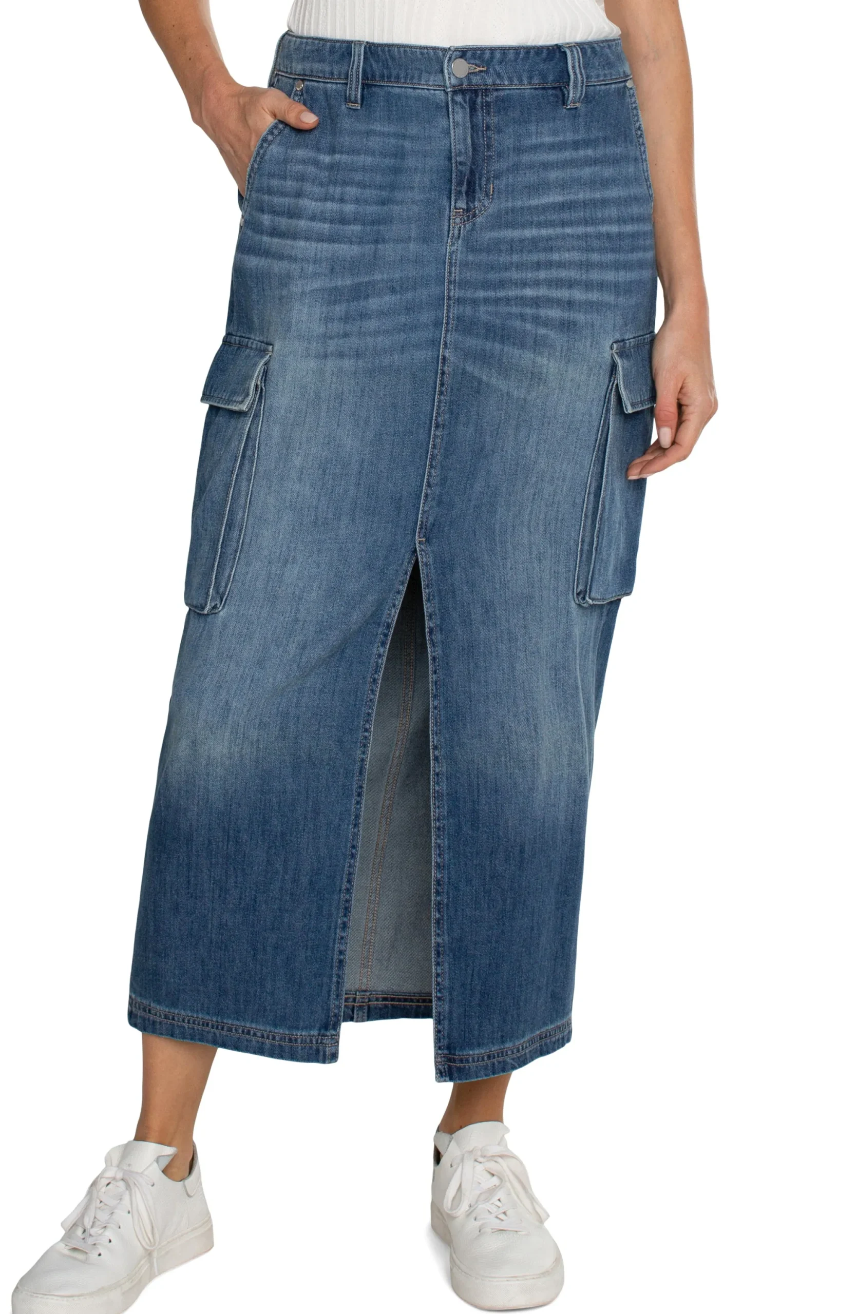 Skirts|Skirts-Liverpool Los Angeles MAXI ECO CARGO SKIRT Willowglen