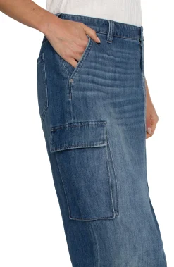 Skirts|Skirts-Liverpool Los Angeles MAXI ECO CARGO SKIRT Willowglen