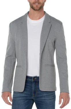 Jackets & Blazers-Liverpool Los Angeles MODERN BLAZER Heathergrey