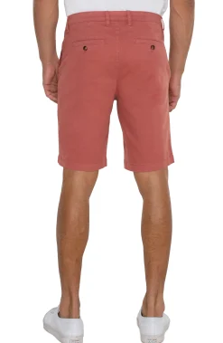 Shorts-Liverpool Los Angeles MODERN FIT TWILL SHORT Nantucketred