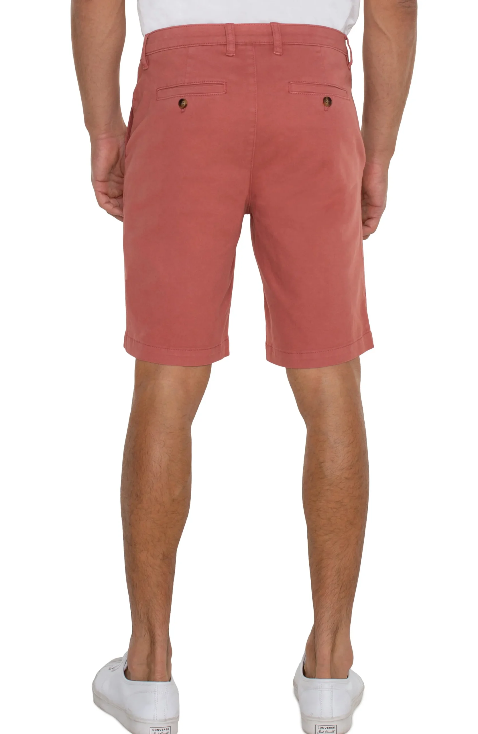 Shorts-Liverpool Los Angeles MODERN FIT TWILL SHORT Nantucketred