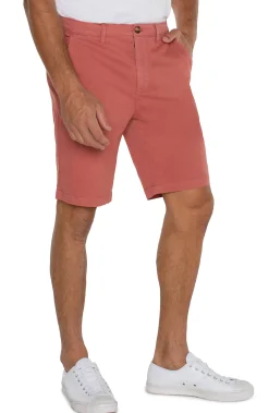 Shorts-Liverpool Los Angeles MODERN FIT TWILL SHORT Nantucketred