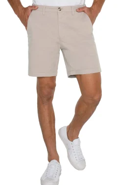 Shorts-Liverpool Los Angeles MODERN FIT TWILL SHORT Cement