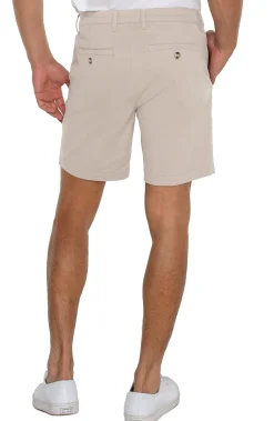 Shorts-Liverpool Los Angeles MODERN FIT TWILL SHORT Cement