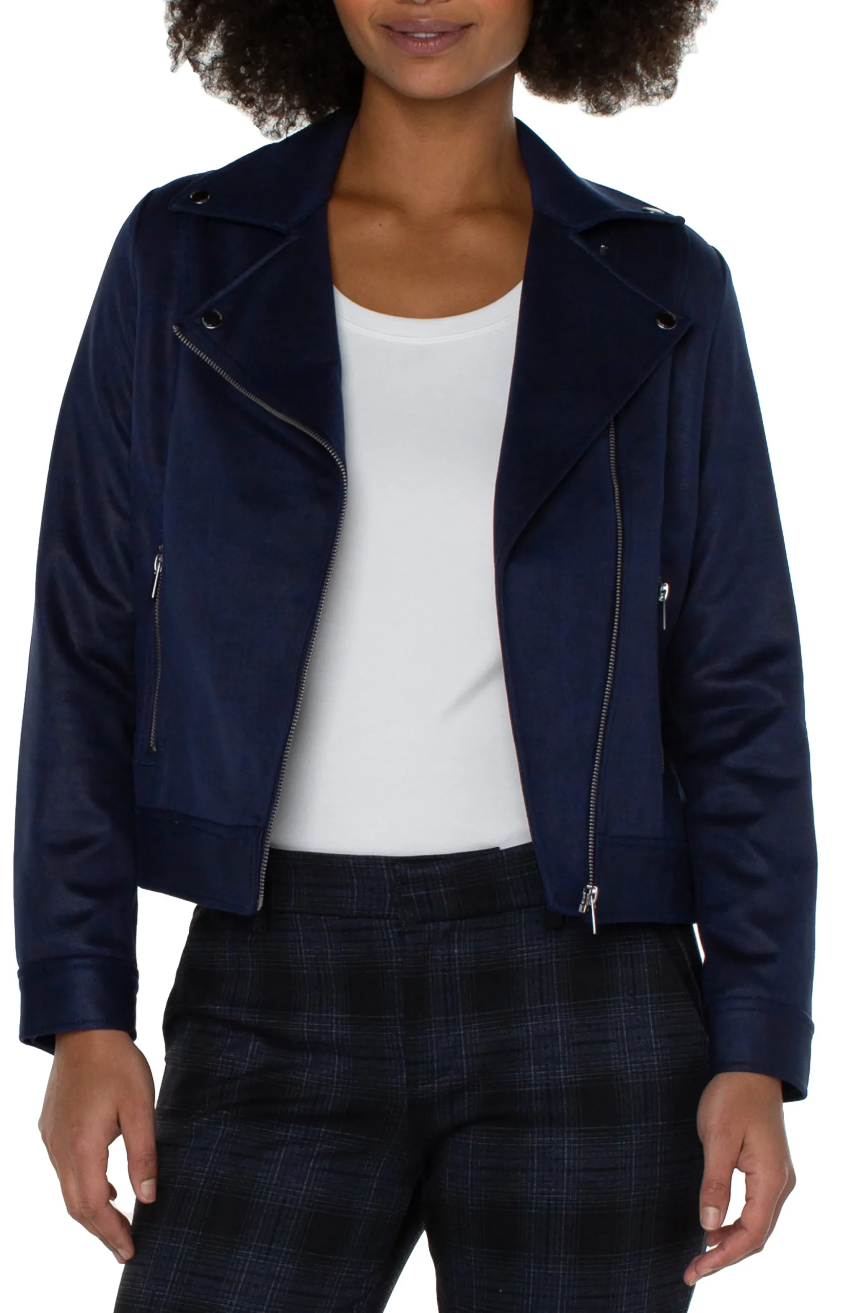 Jackets-Liverpool Los Angeles MOTO JACKET Mysticnavy