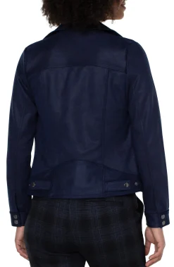 Jackets-Liverpool Los Angeles MOTO JACKET Mysticnavy