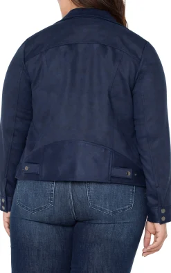 Jackets-Liverpool Los Angeles MOTO JACKET Mysticnavy
