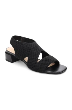 Sandals-Liverpool Los Angeles PACIFIC SLIP ON SANDAL WITH MINI BLOCK HEEL Black