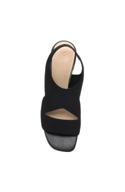 Sandals-Liverpool Los Angeles PACIFIC SLIP ON SANDAL WITH MINI BLOCK HEEL Black