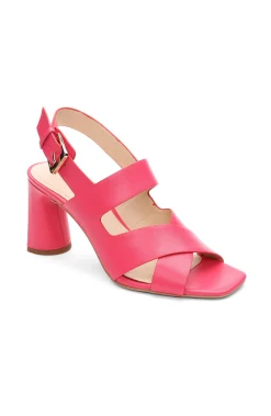 Heels-Liverpool Los Angeles PARAMOUNT CROSS STRAP HEEL Pinkpunch