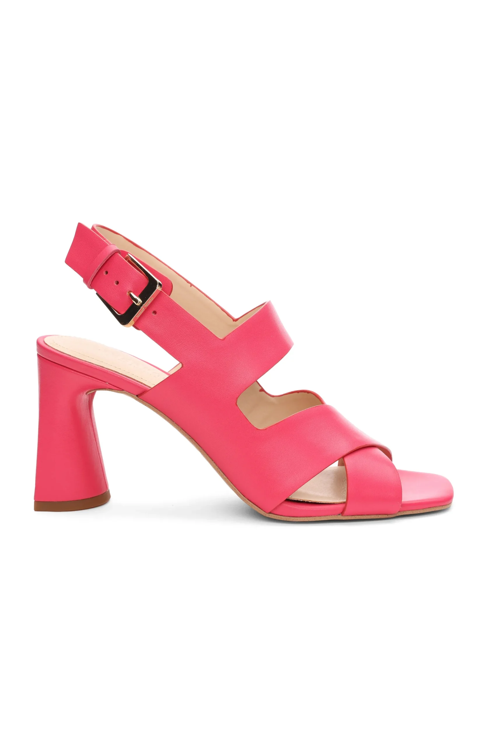 Heels-Liverpool Los Angeles PARAMOUNT CROSS STRAP HEEL Pinkpunch