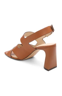 Heels-Liverpool Los Angeles PARAMOUNT CROSS STRAP HEEL Luggage