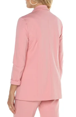 Jackets-Liverpool Los Angeles PETITE BOYFRIEND BLAZER WITH PRINCESS DARTS Pinkperfection