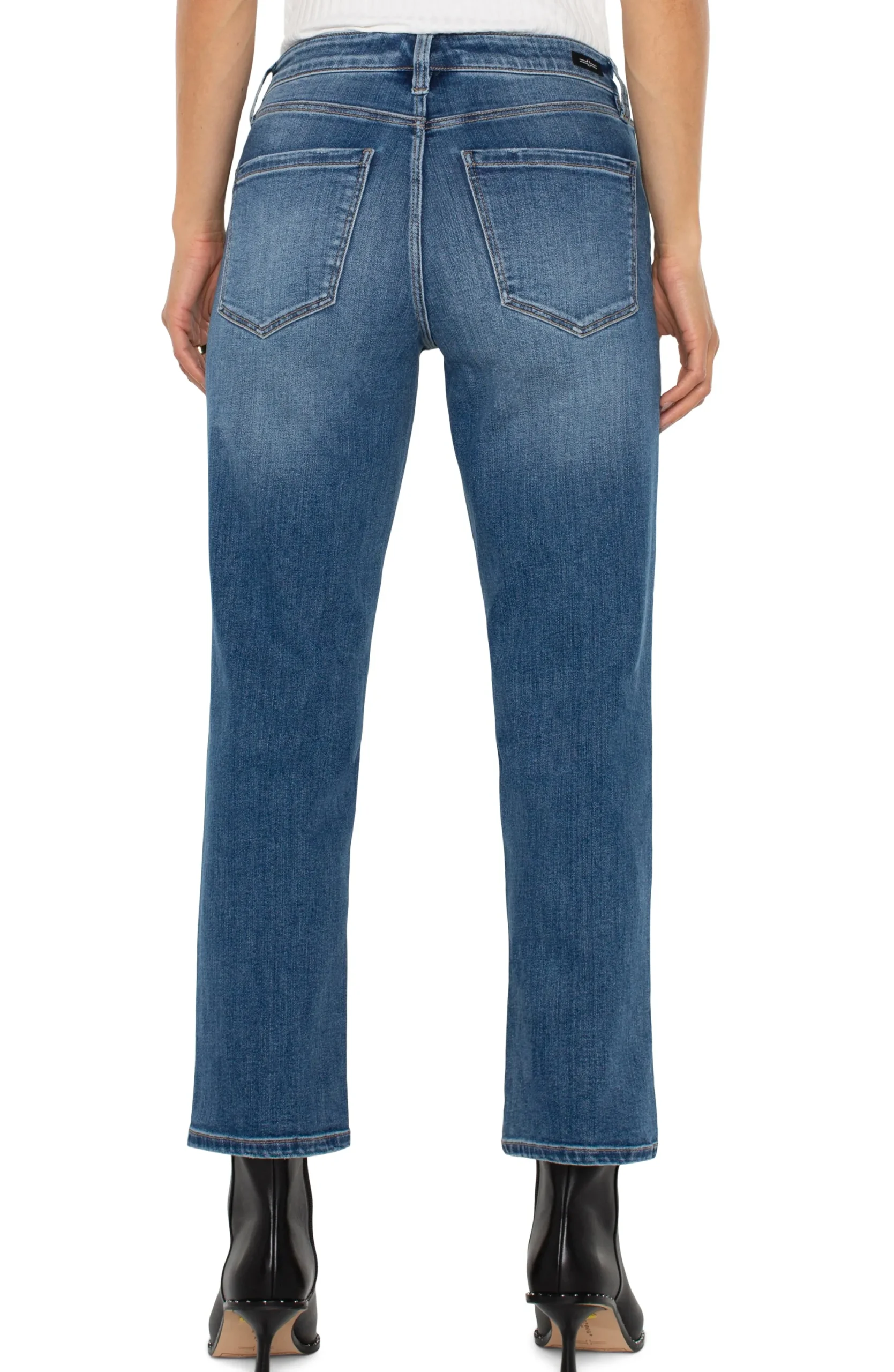 Jeans-Liverpool Los Angeles PETITE KENNEDY CROP STRAIGHT - ECO Mcallaster
