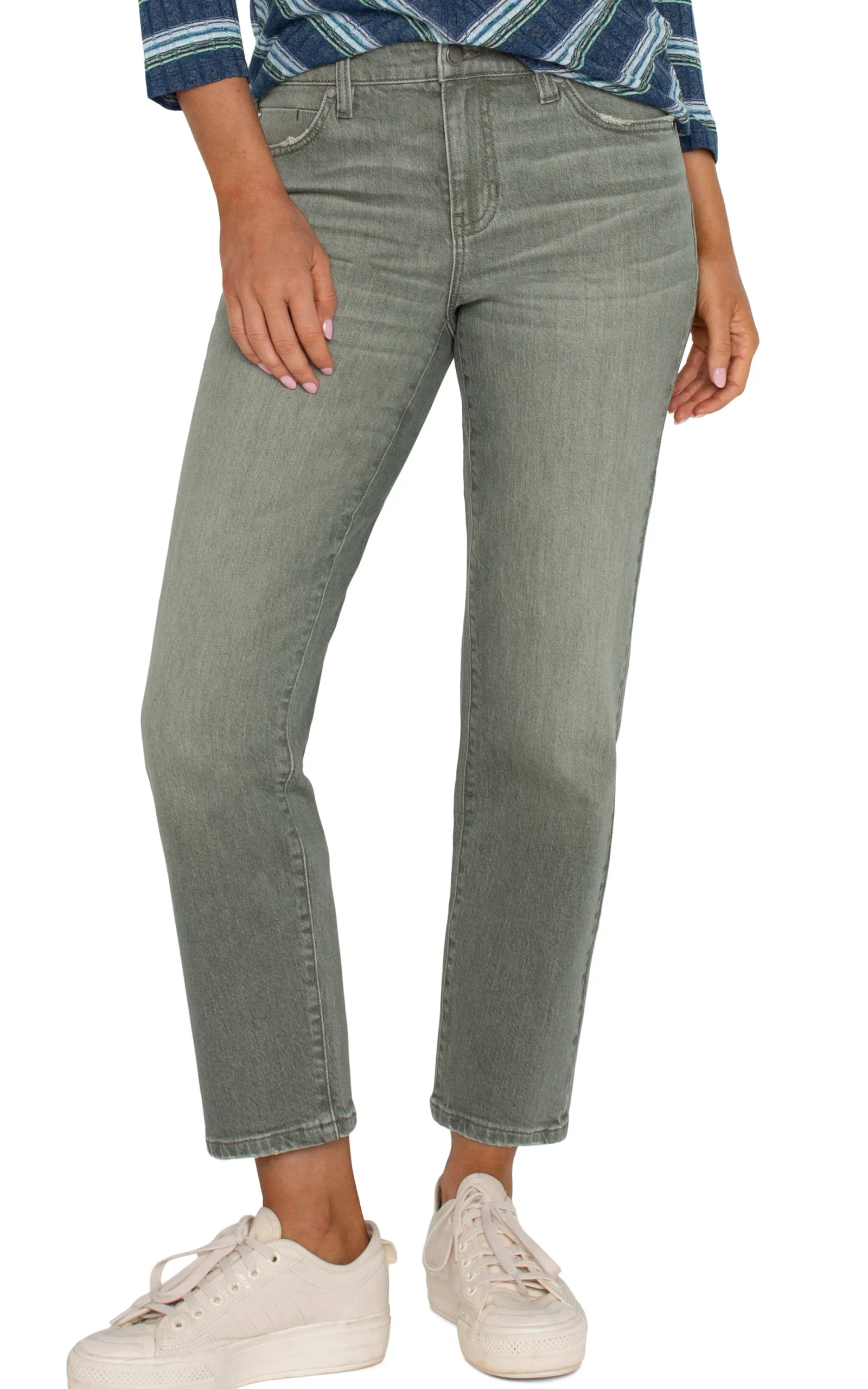 Jeans-Liverpool Los Angeles PETITE LIV NON-SKINNY SKINNY Vintagegreen