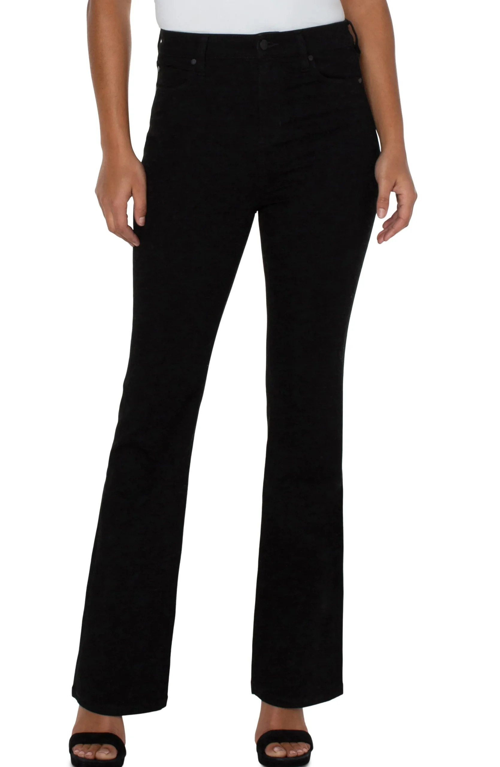 Jeans-Liverpool Los Angeles PETITE LUCY HI-RISE BOOTCUT Black