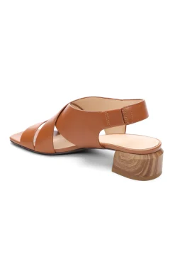 Sandals-Liverpool Los Angeles POMONA CROSS STRAP SANDAL Luggage
